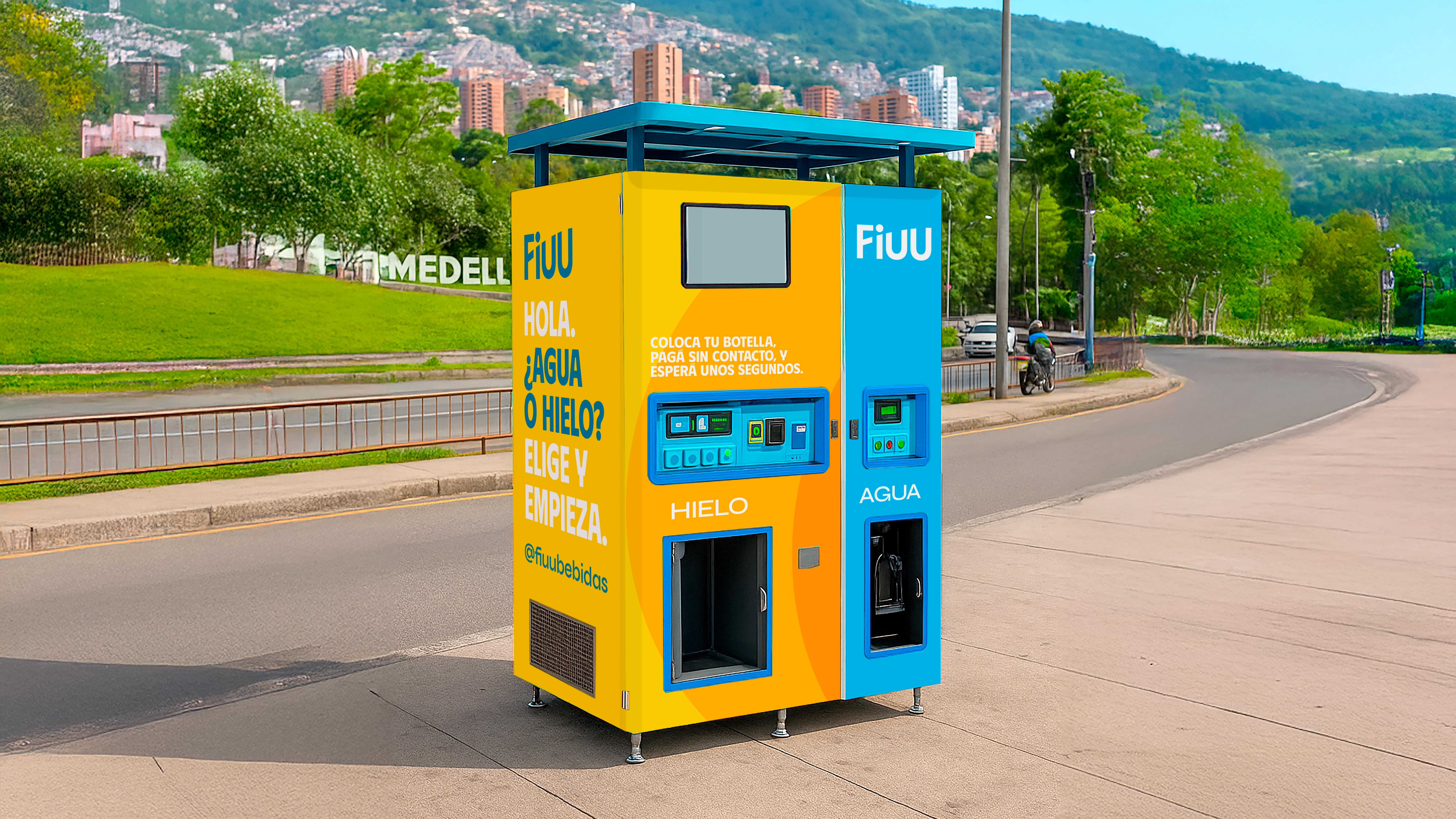 Máquina FIUU de agua y hielo